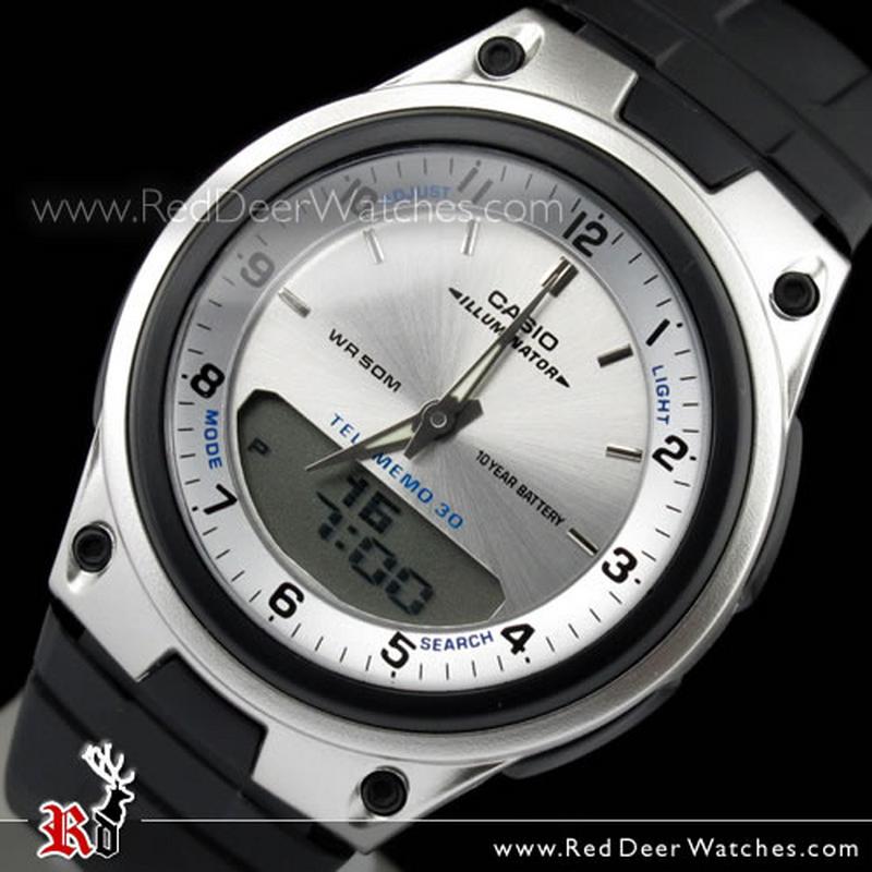 Buy Casio Digital Analog Telememo 30 Data Bank Watch Aw 80 7a Aw80 Buy Watches Online Casio Red Deer Watches
