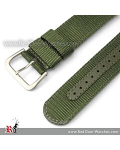 Seiko 22mm Nylon Strap for SNDA20, SNDA23, SNZG09 & etc. Green 4A212J