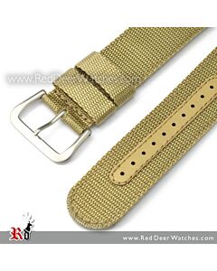 Seiko 22mm Nylon Strap for SNDA20, SNDA23, SNZG07 etc. Khaki 4A214JL