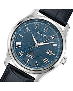 BUY Bulova Classic Automatic GMT Mens Watch 96B387 | BULOVA Watches Online  - Red Deer Watches