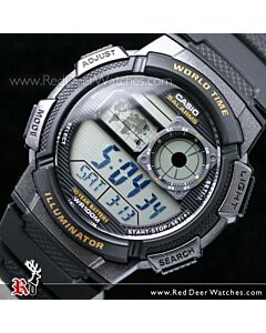 Casio Sporty Digital World Time 100M AE-1000W-1AV