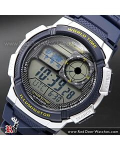 Casio Sporty Digital World Time 100M AE-1000W-1AV