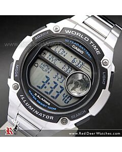 Casio Big Case Size Resin Band 100M Digital Watch AE-3000W-9AV, AE3000W