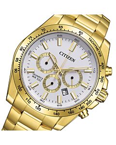 Citizen Quartz Sports Chronograph Rose Gold Men’s Watch AN8233-51E