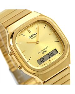 Casio Vintage Retro Ana-Digi Steel Band Unisex Watch AQ-240EG-9A