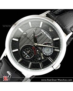 Emporio Armani Automatic Meccanico Black Power Reserve Mens Watch AR4664