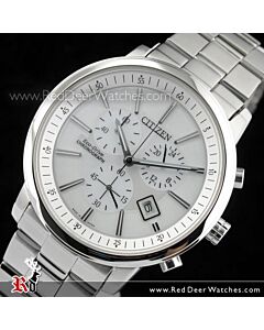 Citizen Eco Drive Chronograph White Men's Watch AT0495-51A