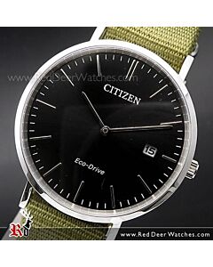 Citizen Eco-Drive Sapphire Nylon Strap Watch AU1080-38E