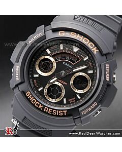 Casio G-Shock Black Out Analog-Digital 200m World Time Sport Watch AW-591BB-1A, AW591BB