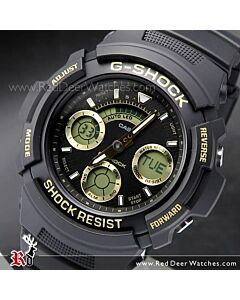 Casio G-Shock Black Out Analog-Digital 200m World Time Sport Watch AW-591BB-1A, AW591BB