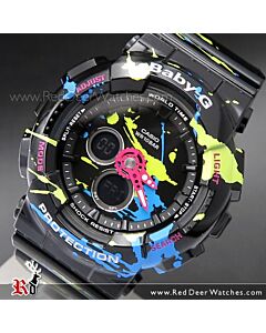 Casio Baby-G Splatter Pattern World Time 100 Watch BA-120SPL-1A, BA120SPL