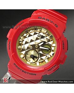 Casio Baby-G RED × GOLD Pair Model Ladies Watch BGA-195VLA-4A, BGA195VLA