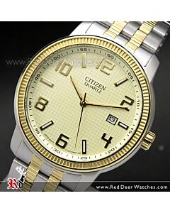 Citizen Quartz Two Tone Mens Watch BI0994-55P