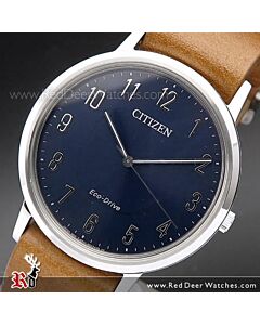 Citizen Eco-Drive Solar Calf Leather Strap Watch BJ6501-01E 