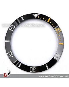 Ceramic Bezel Inserts Black White Yellow For Seiko Turtle 