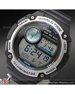 BUY Casio World time 5 Alarms 200M Digital Watch AE-2100W-1AV, AE2100W -  Buy Watches Online