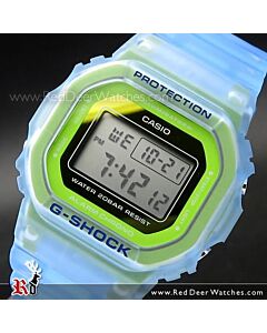 Casio G-Shock Color Skeleton Red Jelly Clear Watch DW-5600SB-2, DW5600SB