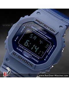 Casio G-Shock Camouflage Reversible Textile Nylon Band Watch DW-5600LU-2, DW5600LU