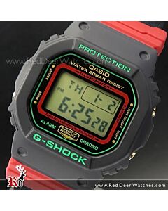 Casio G-Shock Special Colour Editon Cloth Band Watch DW-5600THC-1, DW5600THC
