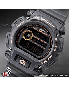 Casio G-Shock Black and Rose Gold Alarm Stopwatch Watch DW-9052GBX-1A4, DW9052GBX