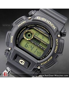 Casio G-Shock Black and Gold Alarm Stopwatch Watch DW-9052GBX-1A9, DW9052GBX