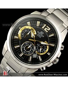 Casio Edifice 3 dials Mens Sport Watch EFR-535D-1A9V, EFR535D