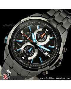 Casio Edifice Neon Illuminator Chronograph Sport Watch EFR-536BK-1A2V, EFR536BK