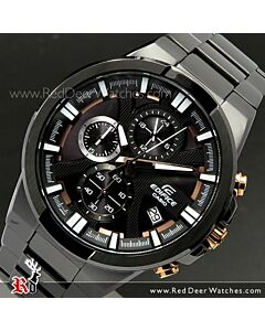 Casio Edifice Chronograph All Black Sport Watch EFR-544BK-1A9V, EFR544BK