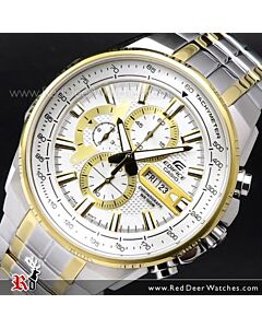 Casio Edifice Chronograph Black Gold Mens Watch EFR-549SG-7AV, EFR549SG