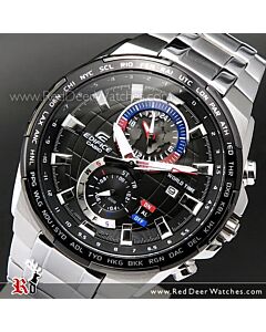 Casio Edifice Dual Dial World Time 200M Alarm Sport Watch EFR-550D-1AV, EFR550D