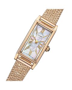 CITIZEN Eco-drive Mother of Pearl Dial Limited Edition Ladies Watch EG7043-33D