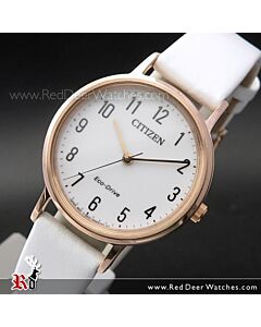 Citizen Eco-Drive Pink Gold Ladies Watch EM0579-14A