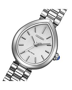 Citizen L Eco-Drive Rainell Silver Dial Ladies Watch EM1200-55A