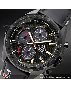 Casio Edifice Solar Chronograph Carbon Fiber Dial Watch EQS-900CL-1AV, EQS900CL