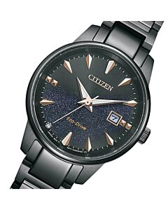 Citizen Eco-Drive Galaxy Blue Dial Sapphire Ladies Watch EW2595-81L