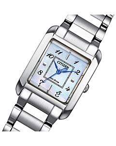 Citizen L Eco-Drive Mother of Pearl Dial Ladies Watch EW5600-87D