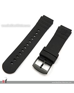 Luminox Original Replacement 22mm Rubber Strap Black Clasp For Leatherback Sea Turtle Giant