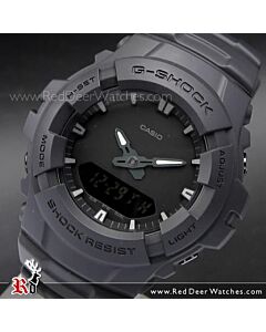 Casio G-Shock Matte Black Analog Digital 200M Sport Watch G-100BB-1A, G100BB