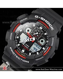 Casio G-Shock Velocity Indicator 200M Alarm Watch GA-100-1A4, GA100