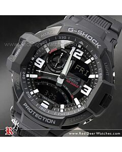 Casio G-Shock Gravity Defier Compass Thermometer Sport Watch GA-1000FC-1A, GA1000FC