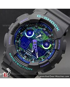 Casio G-Shock Analog Digital Retro Sports Watch GA-100BL-1A, GA100BL