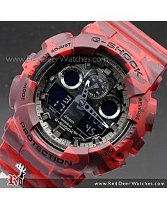 Casio G-Shock Camouflage World time Military Watch GA-100CM-4A, GA100CM