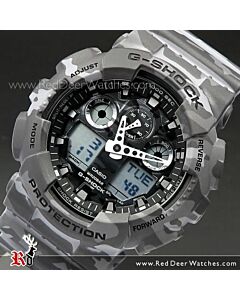 Casio G-Shock Camouflage World time Military Watch GA-100CM-8A, GA100CM