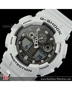 Casio G-Shock 200M Analog Digital Light Gray Watch GA-100LG-8A, GA100LG