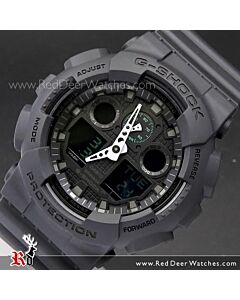 Casio G-Shock Velocity Indicator 200M Alarm Watch GA-100-1A4, GA100