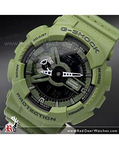 Casio G-Shock 200M Analog Digital Punching Pattern Sport Watch GA-110LP-3A, GA110LP