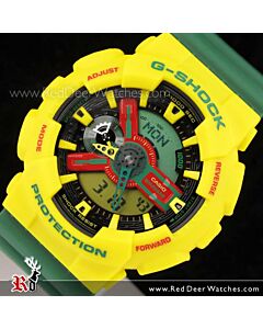 Casio G-Shock Anlalog Digital Rastafarian Limited Watch GA-110RF-9A, GA-110RF