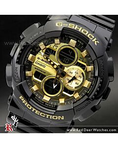 Casio G-Shock Analog Digital Gold Watch GA-140GB-1A1, GA140GB