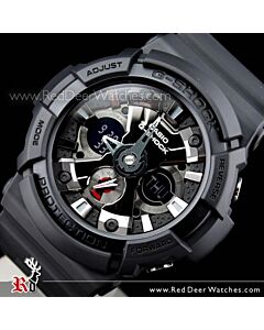 Casio G-Shock Black Analog Digital 200M Watch GA-201-1A, GA201
