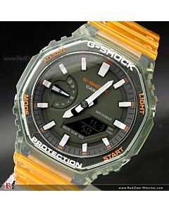 Casio G-Shock HIDDEN COAST Transparent Resin Watch GA-2100HC-4A, GA2100HC